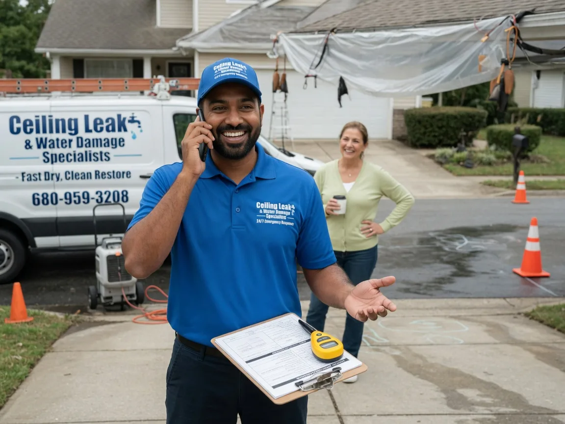 Ceiling Leak Cleanup Rockaway Beach, MO FAQs